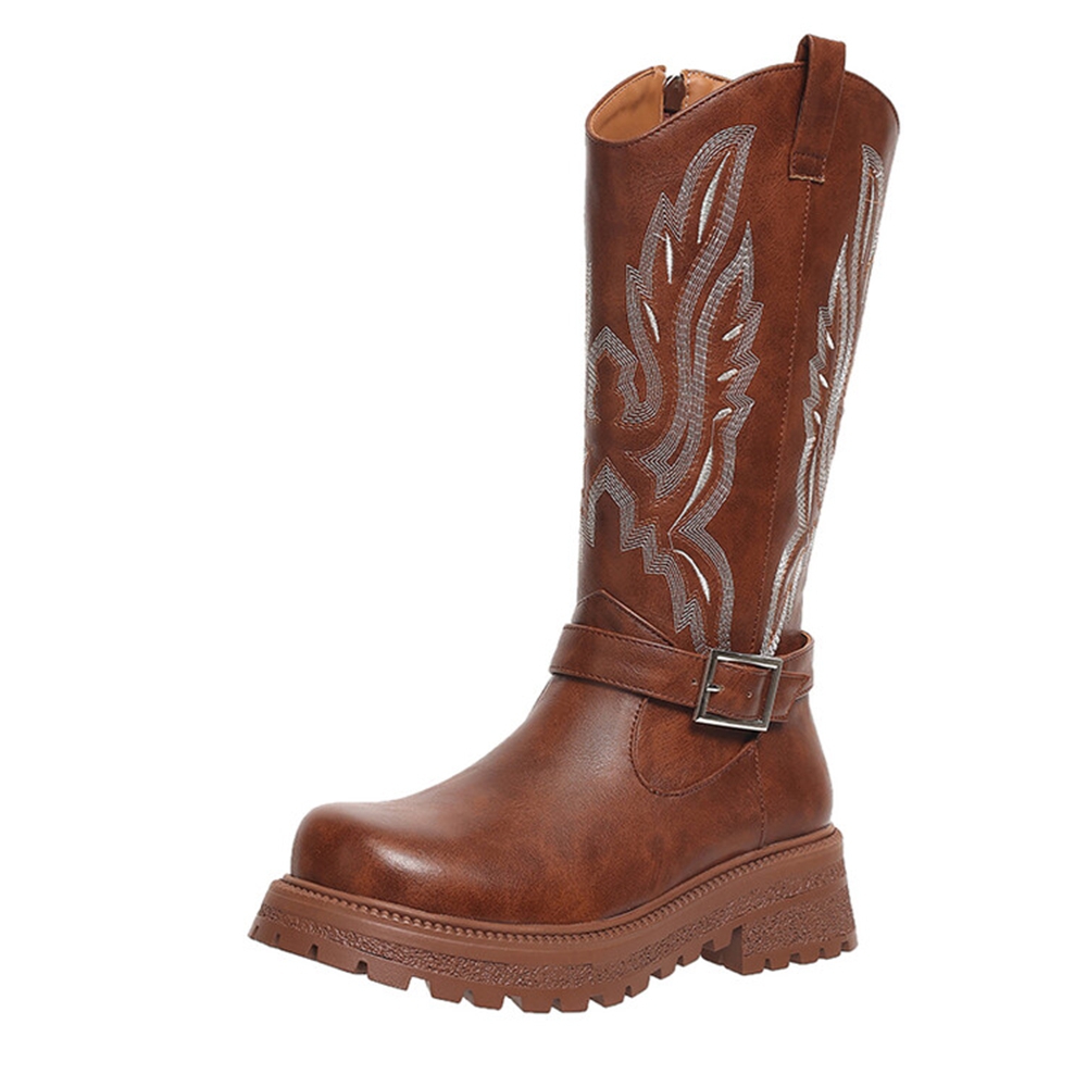 Waterproof Winter Boot - Kniehohe Stiefel für Damen, dicker Absatz,