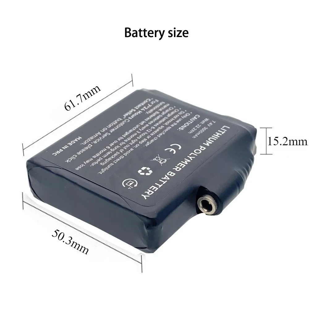 Glove Battery 7,4V 3000mAh Pol – Heated Vest Battery Bewertung und Preis