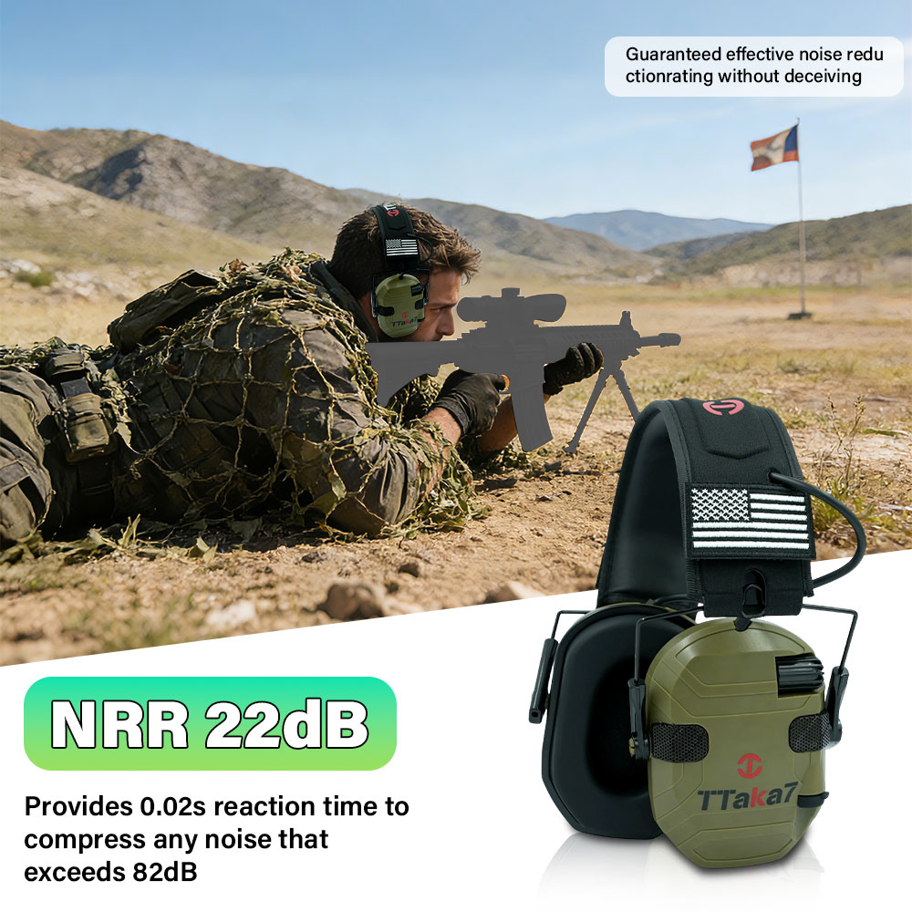W1/W3 Elektronischer Schieß-Ge – Earmuffs Foldable Bewertung und Preis