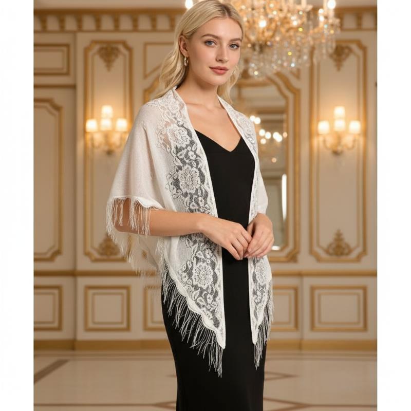 Quastenfransen-Brautumhang, dr – Shawl Wrap Winter Bewertung und Preis