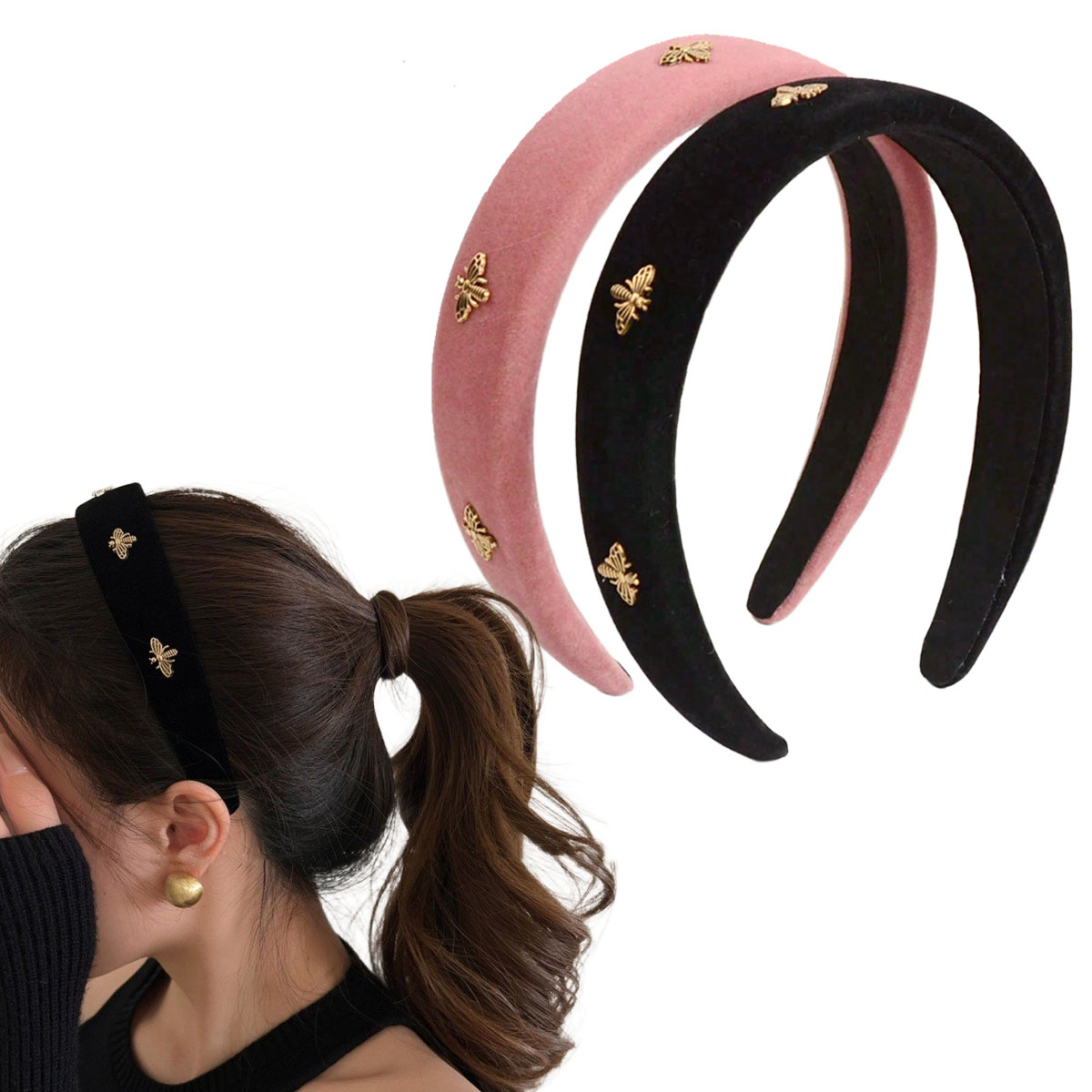 Little Bee Schwarzes Samt-Stir – Winter Headband Fleece Bewertung und Preis